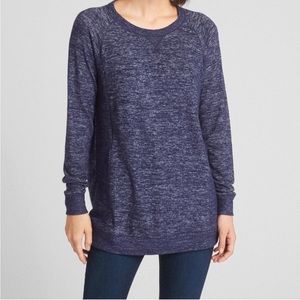 Gap Maternity Marled Nursing Pullover Sweatshirt Size XXL